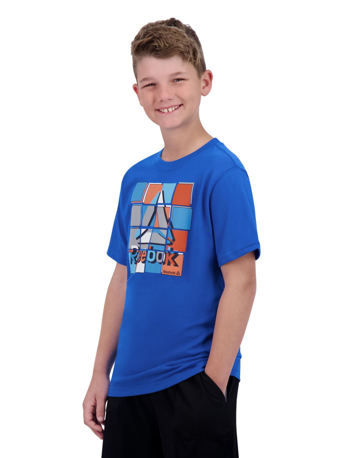 Reebok Boys Cubic Short Sleeve Graphic Tee