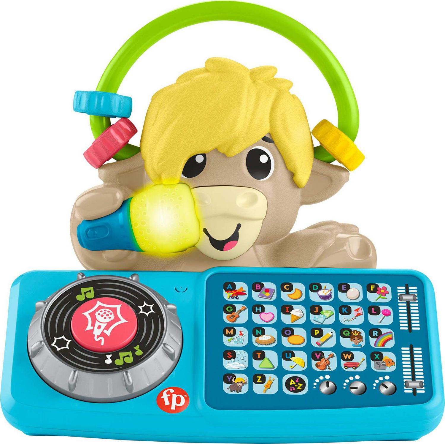 Fisher Price Link Squad Bop Groove Tiger Baby Learning Toy with Music Lights
