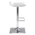 thumbnail image 2 of Zuo Modern Magi White Bar Chair, 2 of 4