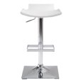 thumbnail image 3 of Zuo Modern Magi White Bar Chair, 3 of 4