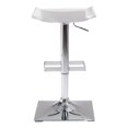 thumbnail image 4 of Zuo Modern Magi White Bar Chair, 4 of 4
