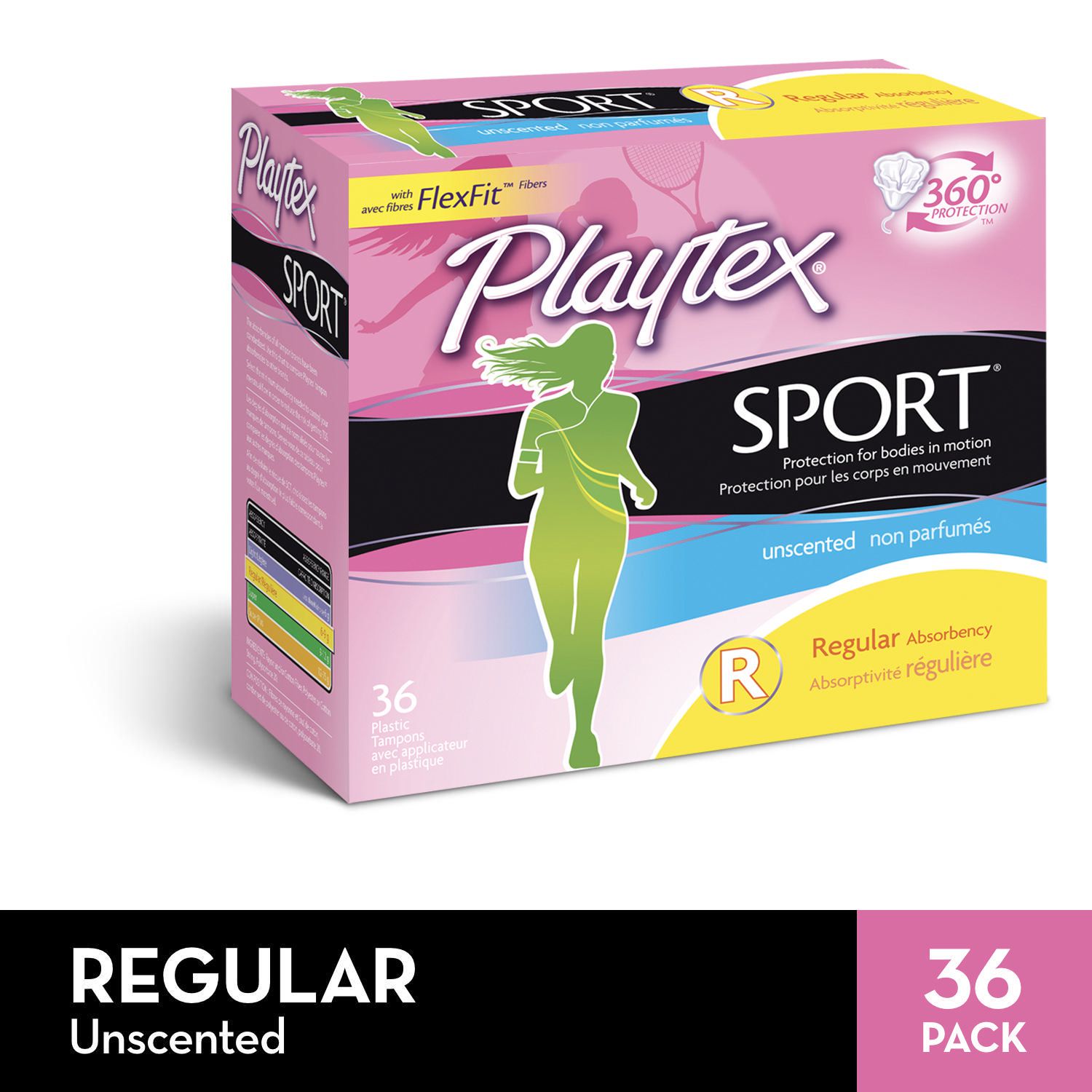 Playtex® Sport™ Regular Unscented Tampons 36 Count Walmart Canada