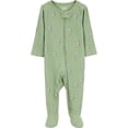 thumbnail image 1 of Carter's Child of Mine Baby Boys' Green Avocado Sleep n Play, 1 of 3