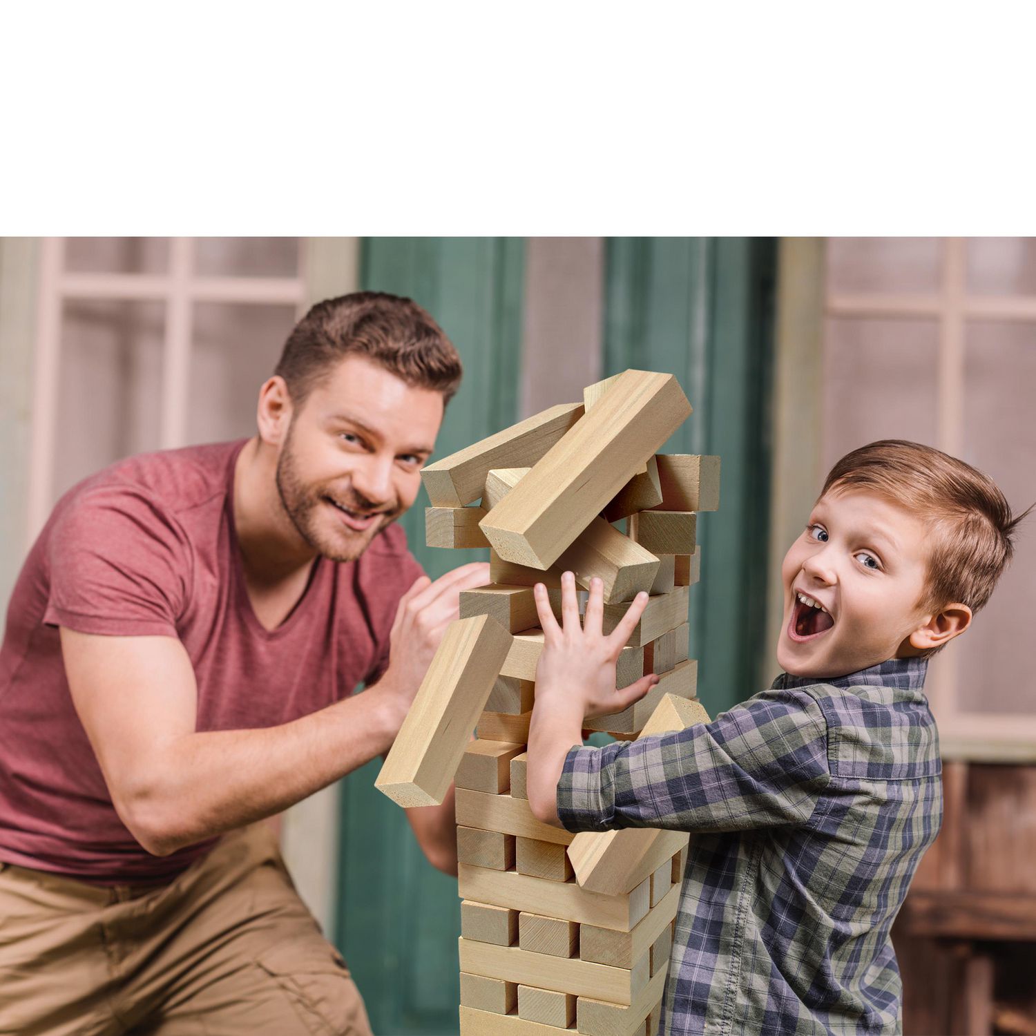 Giant Sized Jumbling Tower Game Walmart Exclusive, for Ages 6 and