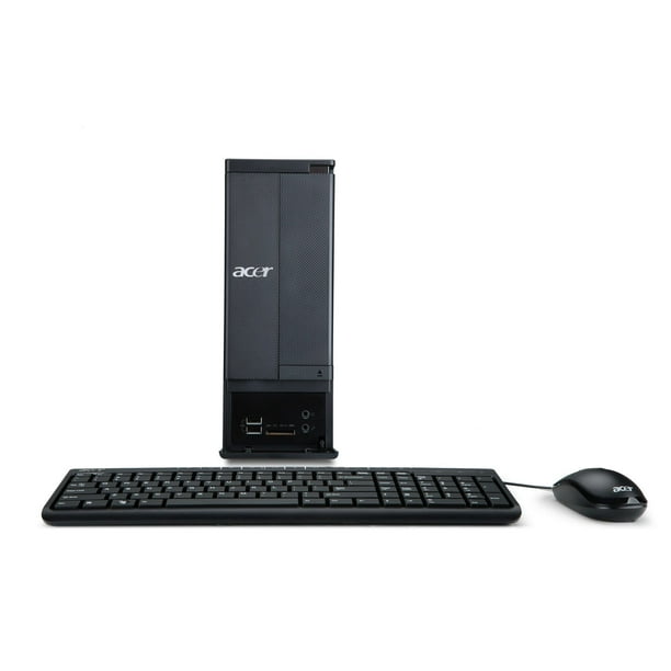 Ordinateur de bureau Aspire AX1920-EW20P d'Acer, processeur E6600 d'Intel, 3,0 Ghz - noir