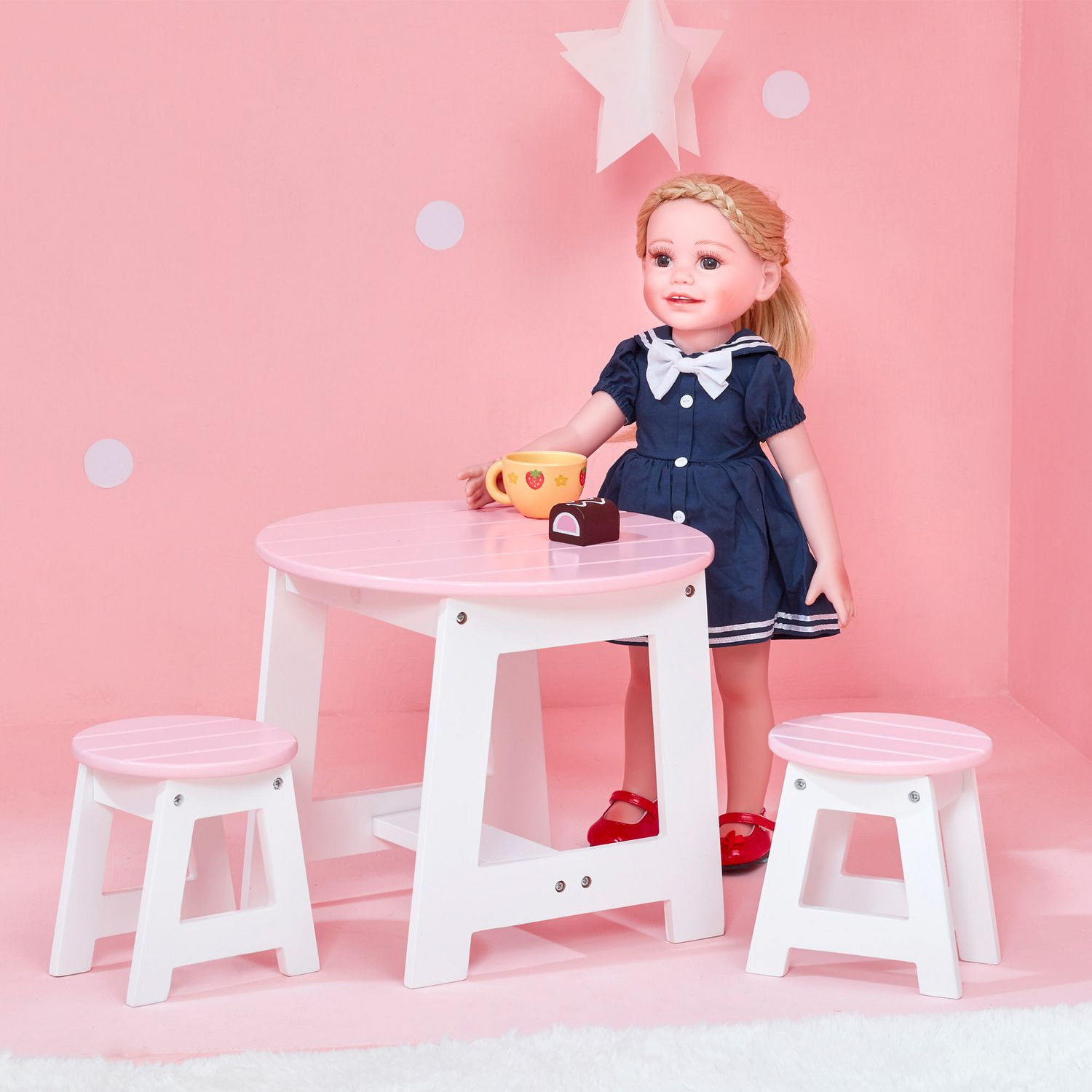 Olivia's Little World Little Princess Doll Outdoor Table And Chair Set ...
