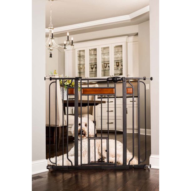 Carlson Pet Products Home Design Extra Tall Gate with Small Pet Door