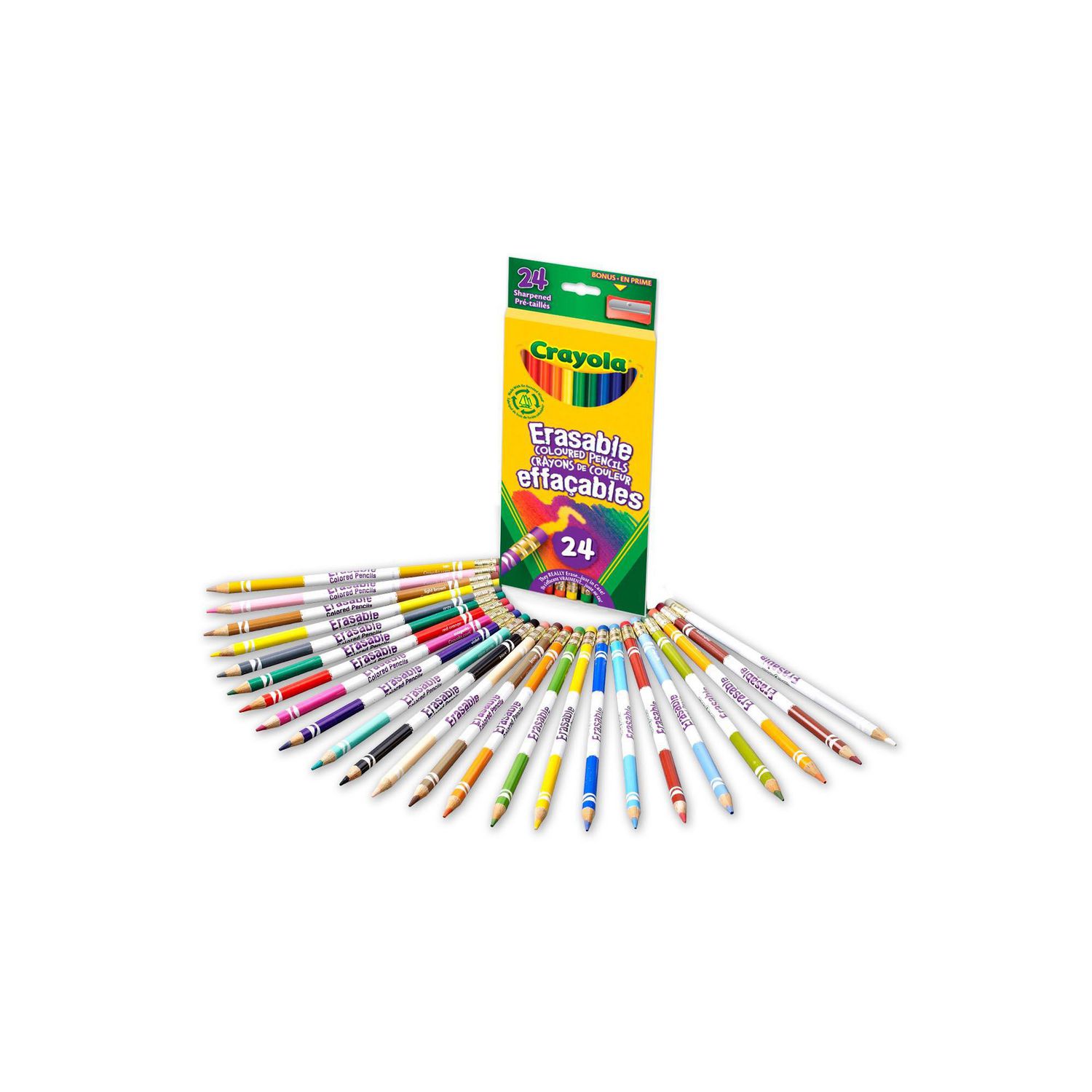 Crayola Erasable Colored Pencils 24 Count