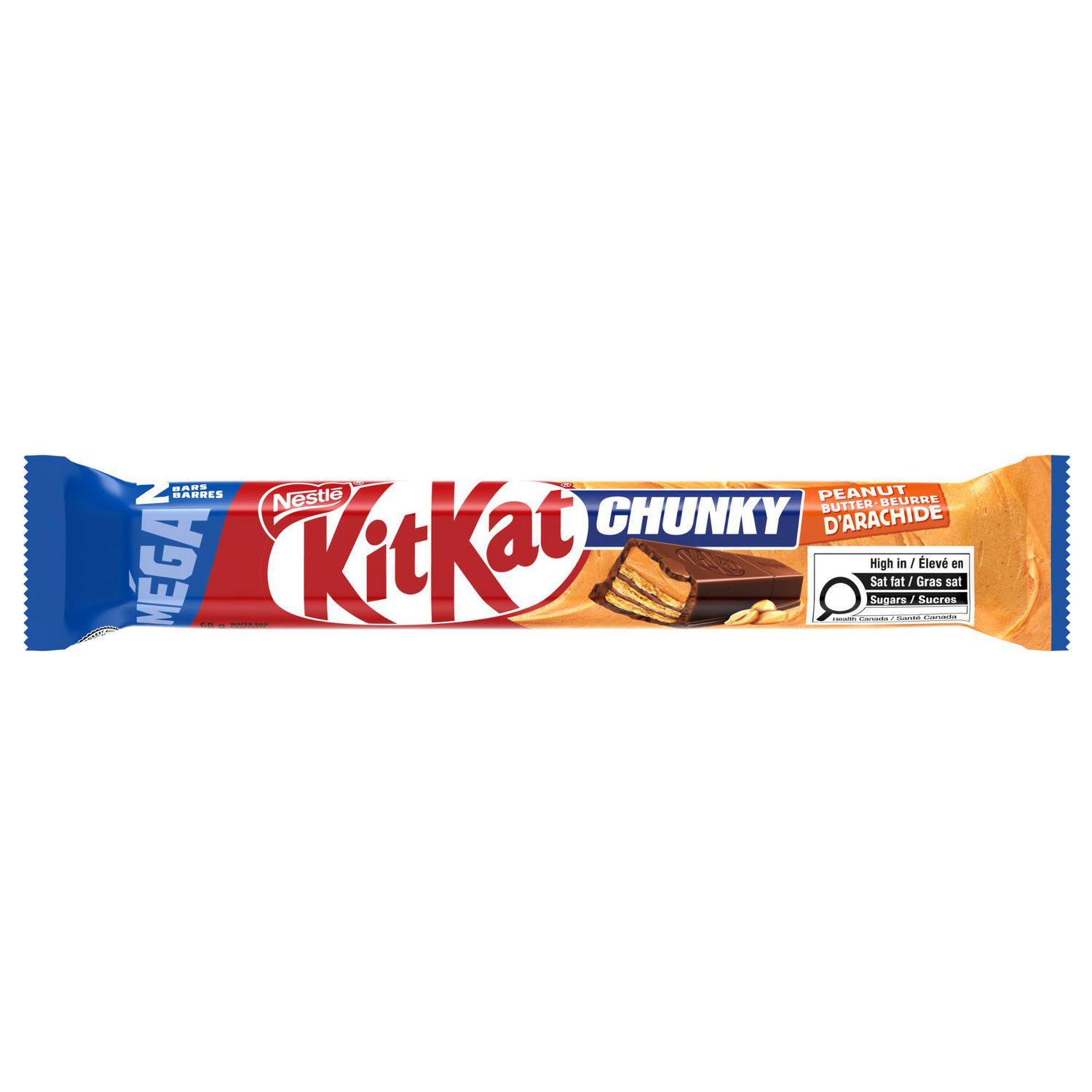 KITKAT CHUNKY Peanut Butter, Mega Size, KITKAT Wafer, Peanut Butter Filling