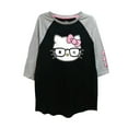 thumbnail image 1 of Hello Kitty Ladies Wink Kitty Raglan, 1 of 2