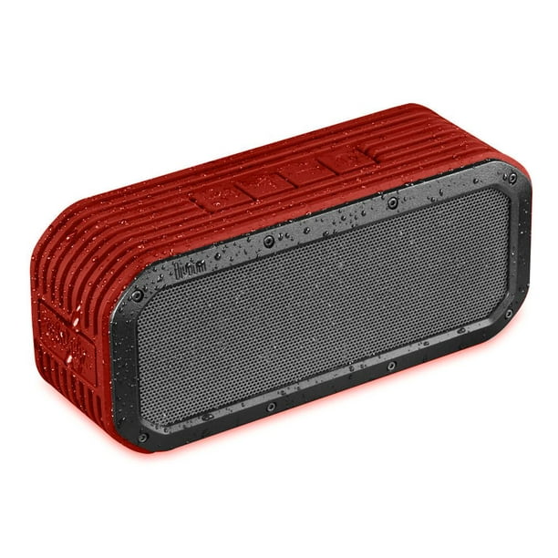 Haut-parleur Bluetooth Voombox-Outdoor de Divoom en rouge