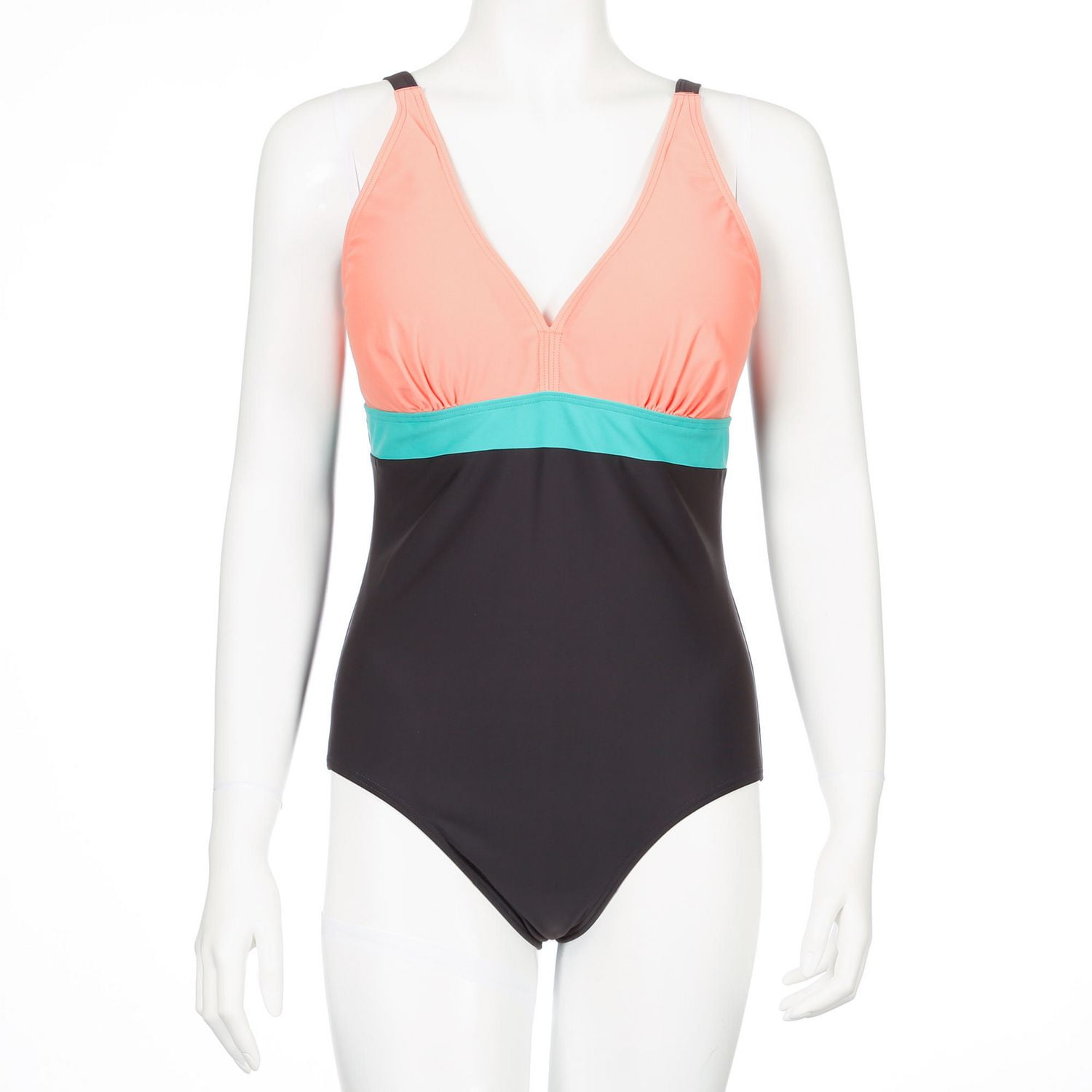 Women’s One Piece Colour Block Swimsuit Walmart Canada