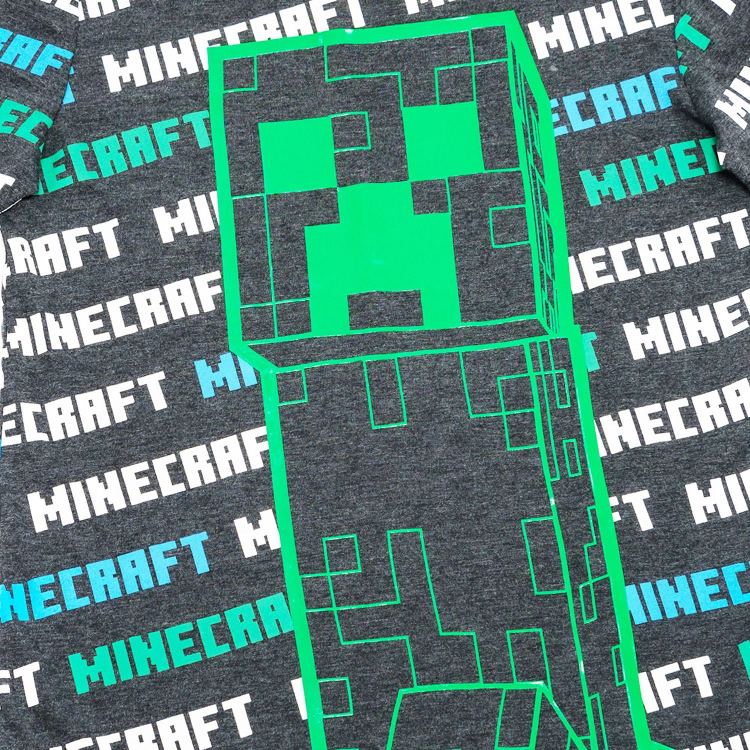 Boys Minecraft Creeper Short Sleeve T-Shirt