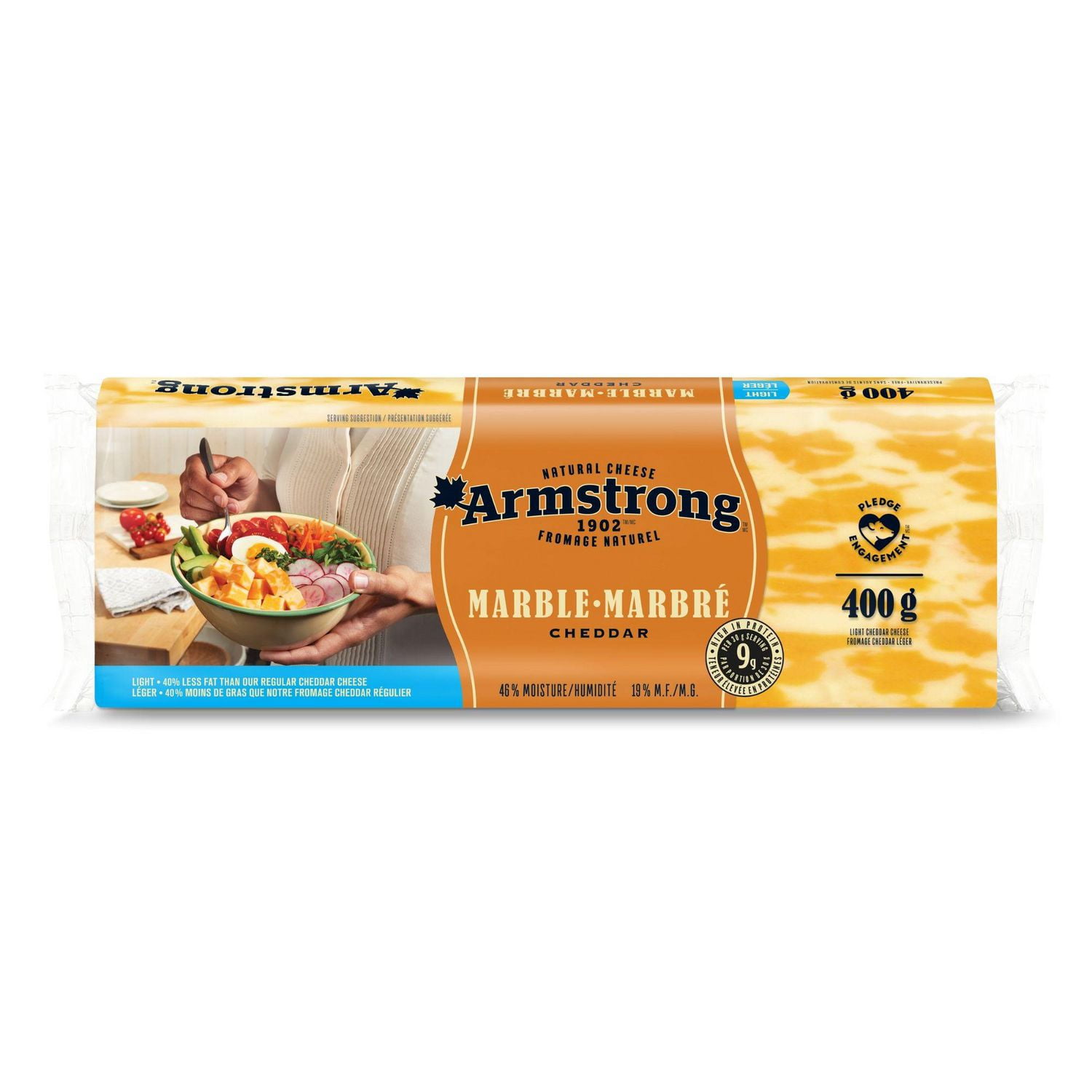 Armstrong Light Marble Cheddar Cheese, 400 g