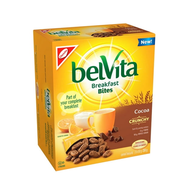Bouchées petit-déjeuner au cacao de belVita