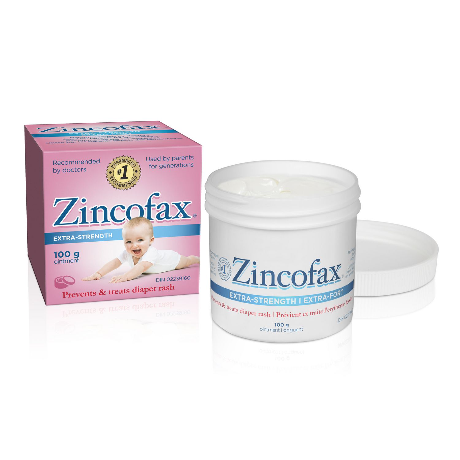 Zincofax Extra Strength Diaper Rash Baby Ointment ...