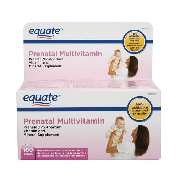 Equate Prenatal Multivitamin, 100 Tablets Walmart.ca