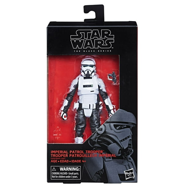 Star Wars Série noire - Figurine Trooper patrouilleur impérial de 15 cm