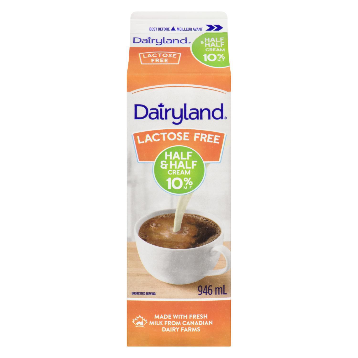 Dairyland 10 Lactose Free Half & Half Cream Walmart Canada