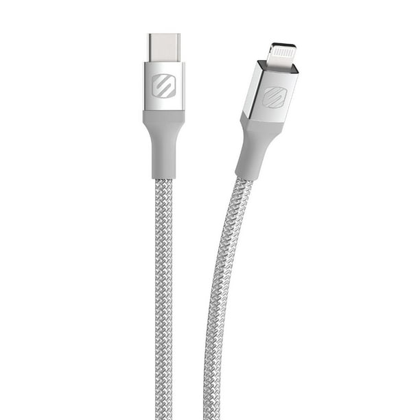 Scosche StrikeLine Premium Braided USB-C to Lightning Charge & Sync Cable 