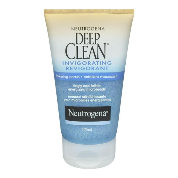 Neutrogena Deep Clean Exfoliant moussant revigorant, 125 ml