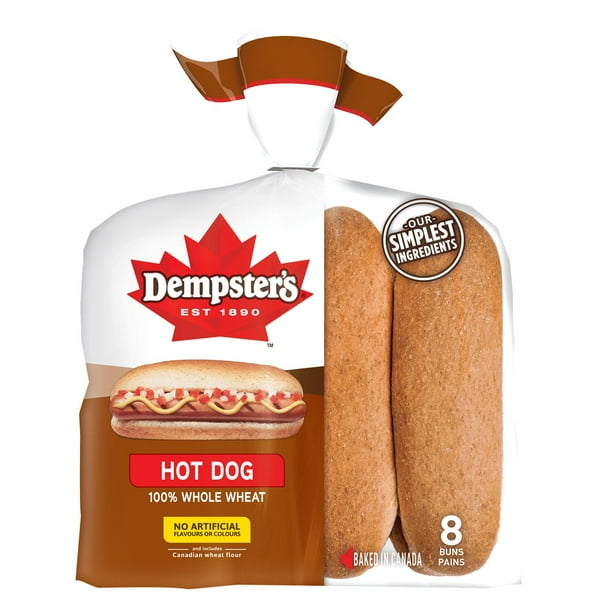 Dempster's® Original 100 Whole Wheat Hot Dog Buns Walmart.ca