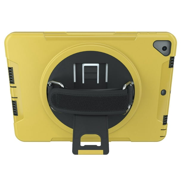 Étui de protection CTA Digital avec béquille rotative à 360 degrés intégrée pour  iPad 7e et 8e génération 10.2 pouces, iPad Air 3 et iPad Pro 10.5 pouces -  Jaune 