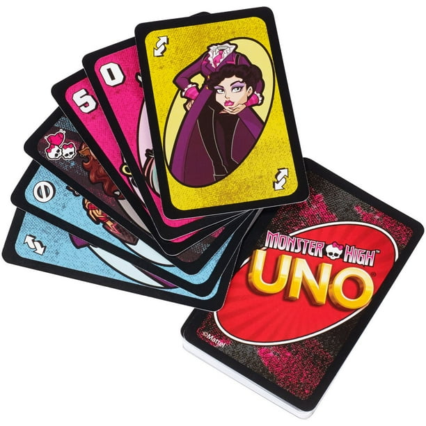 Jeu de cartes UNO Monster High