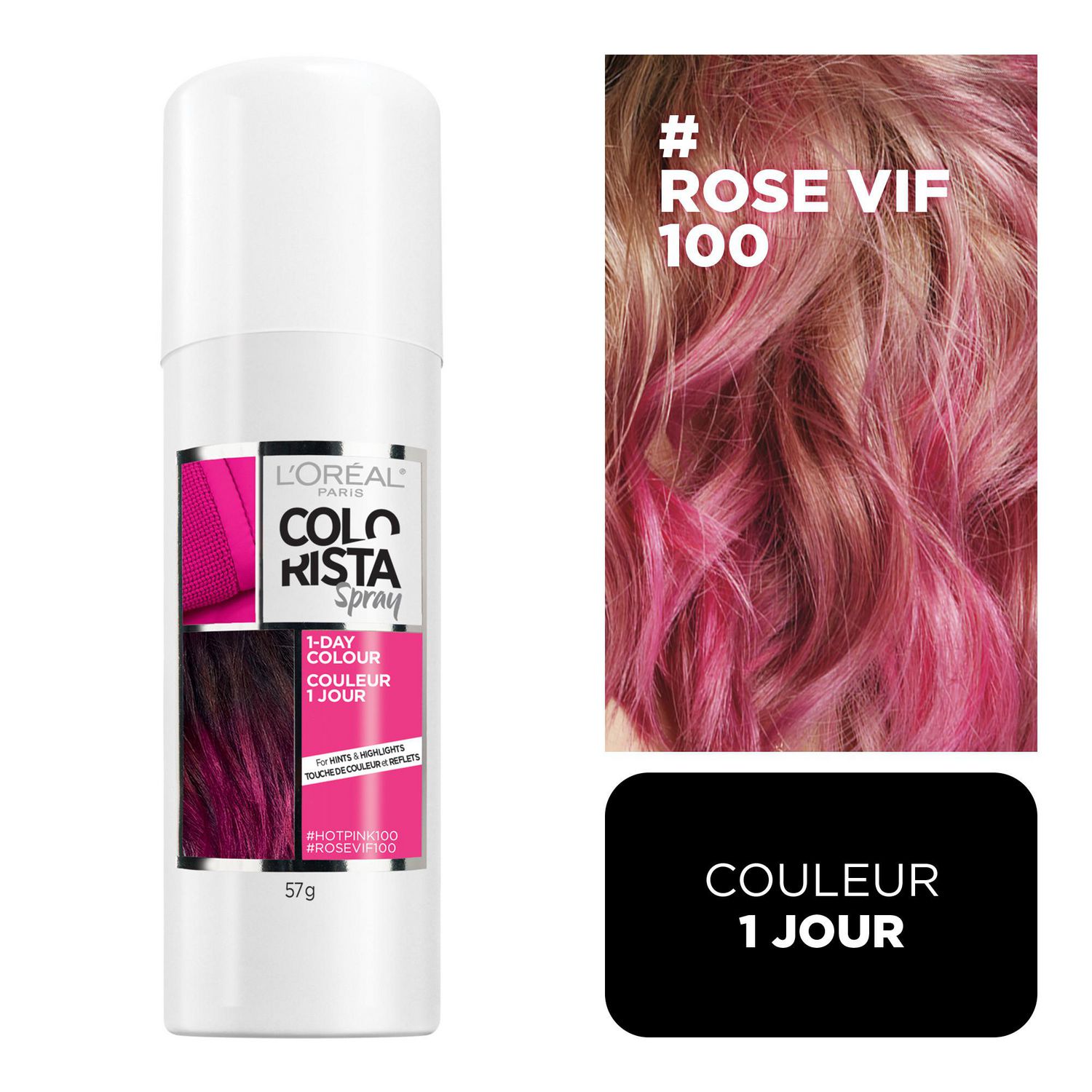 Cheveux colorés instantanément ? ♥ Test du spray colorista de L'Oréal 