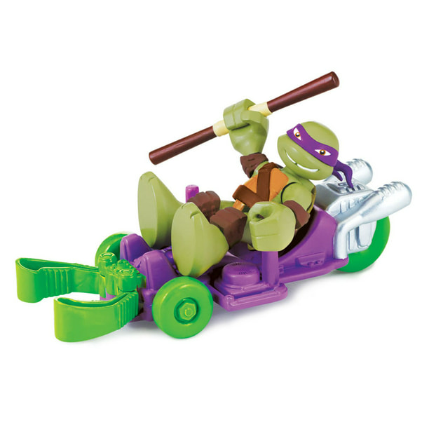 Nickelodeon - Tortues Ninja - Figurine Donatello 2,5 po avec son véhicule