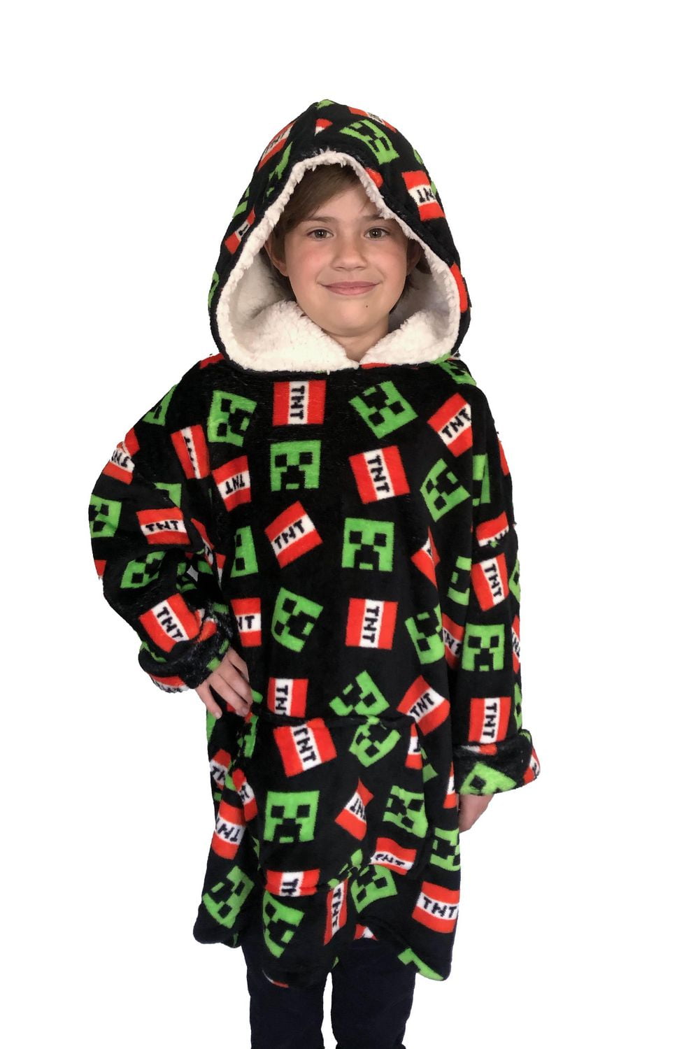 Minecraft blanket hoodie sale