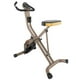 Vélo stationnaire vertical repliable doré à résistance magnétique et capacité de 400 lb 500 XLS d'Exerpeutic – image 3 sur 9