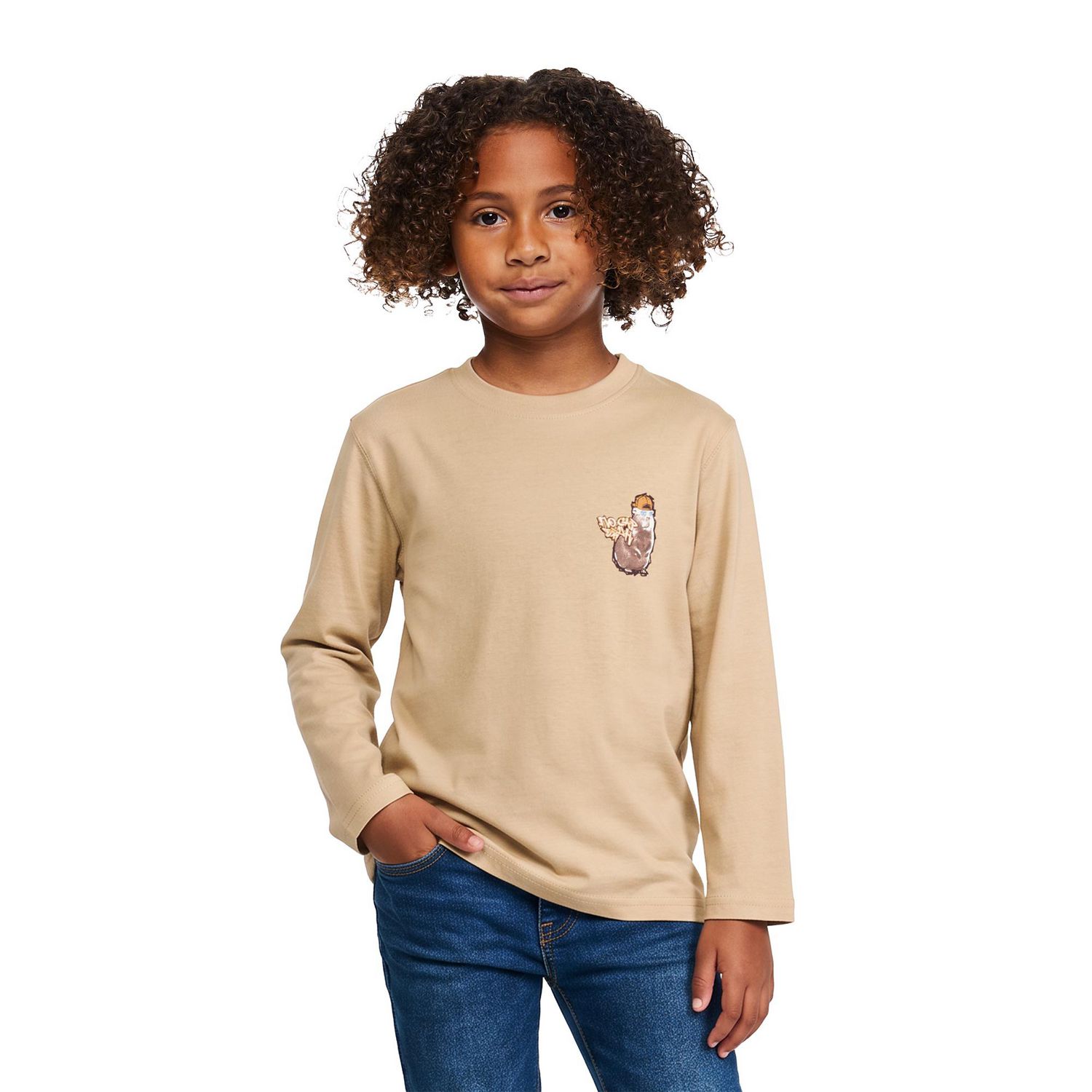 T-shirt à manches longues imprimé graphique George pour garçons