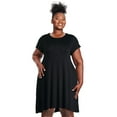 thumbnail image 1 of Time Square Plus Women's Swing Dress, 1 of 6
