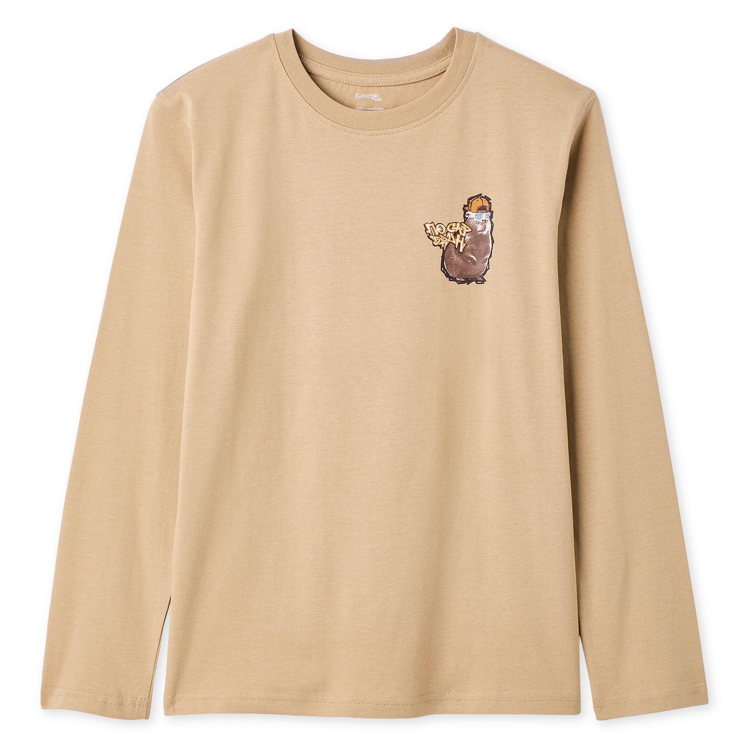 T-shirt à manches longues imprimé graphique George pour garçons