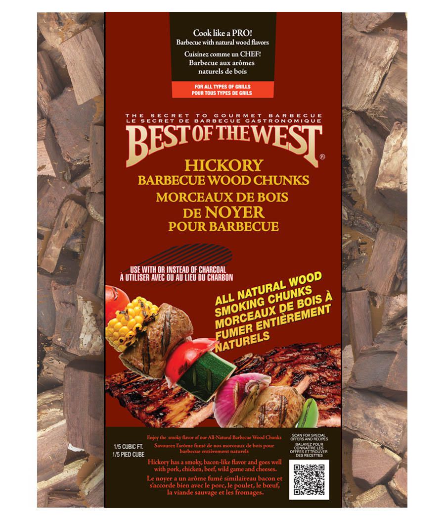 Best of the West Hickory Barbecue Wood Chunks Walmart Canada