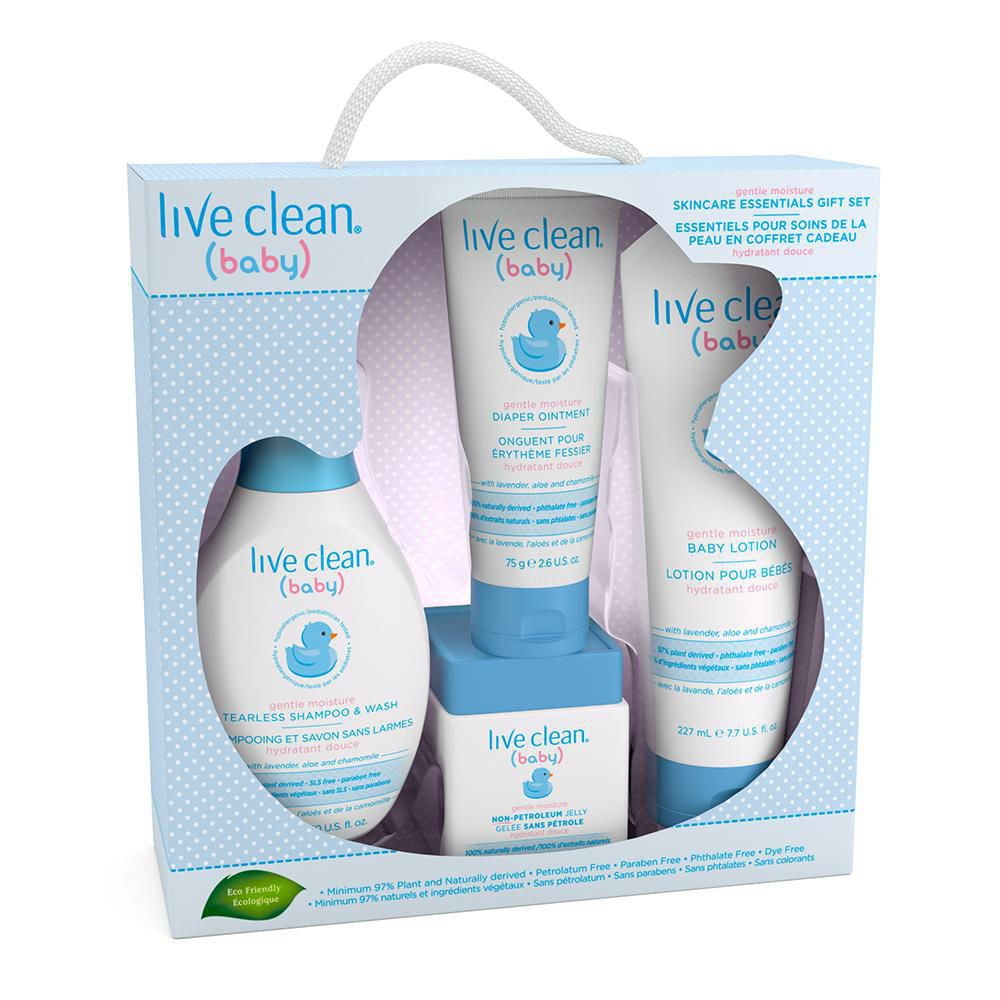 Live Clean Baby Gentle Moisture Skincare Essentials Gift Set Walmart