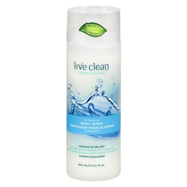 Live Clean Gel douche hydratant Fresh Water