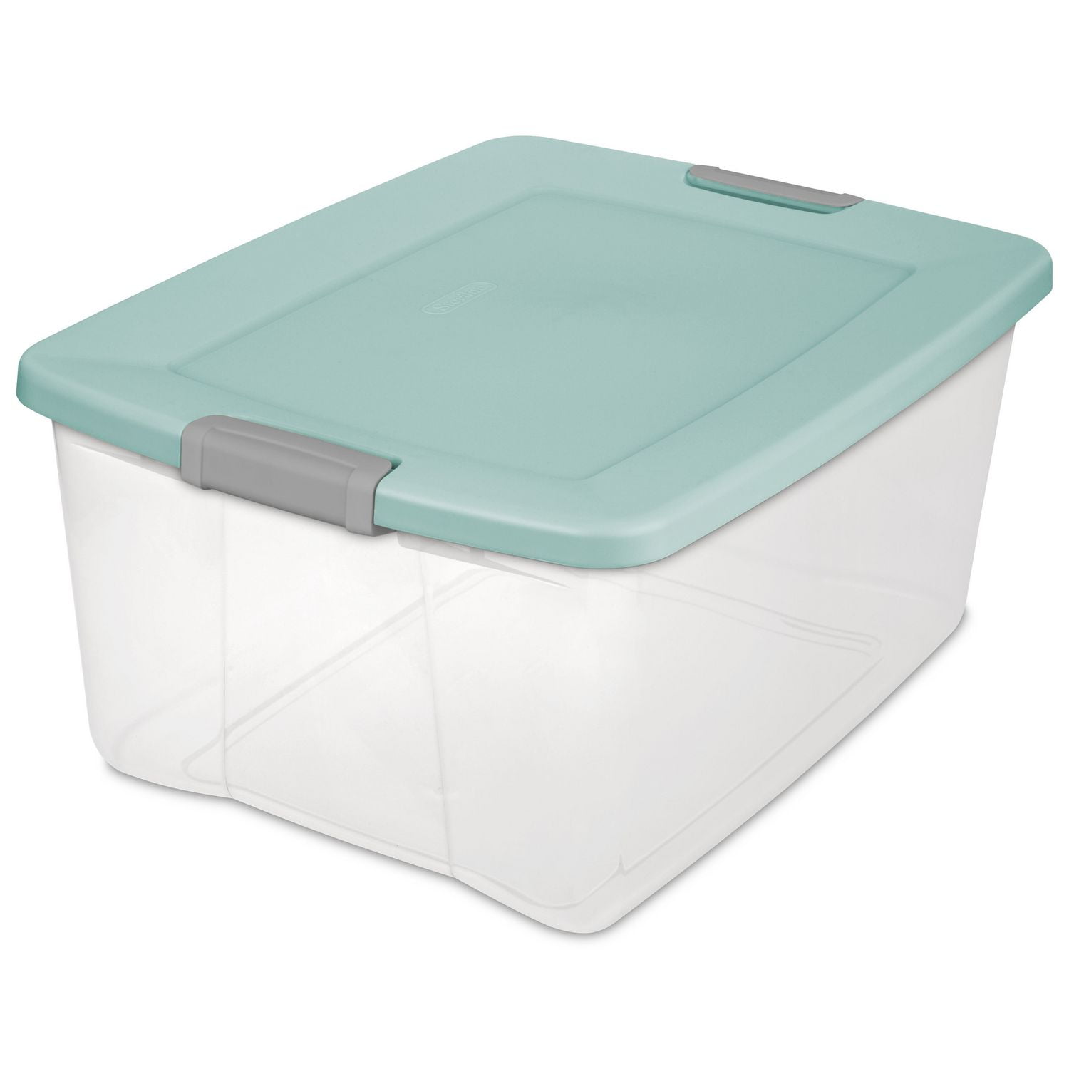 Sterilite 62 Liter Aqua Latch Box 