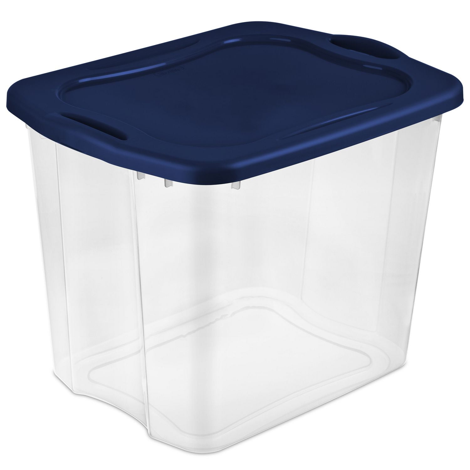 Sterilite 90 Liter Easy Carry Dark Blue Storage Box | Walmart Canada