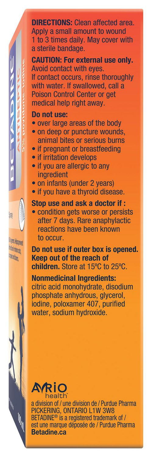 Betadine Antiseptic Spray