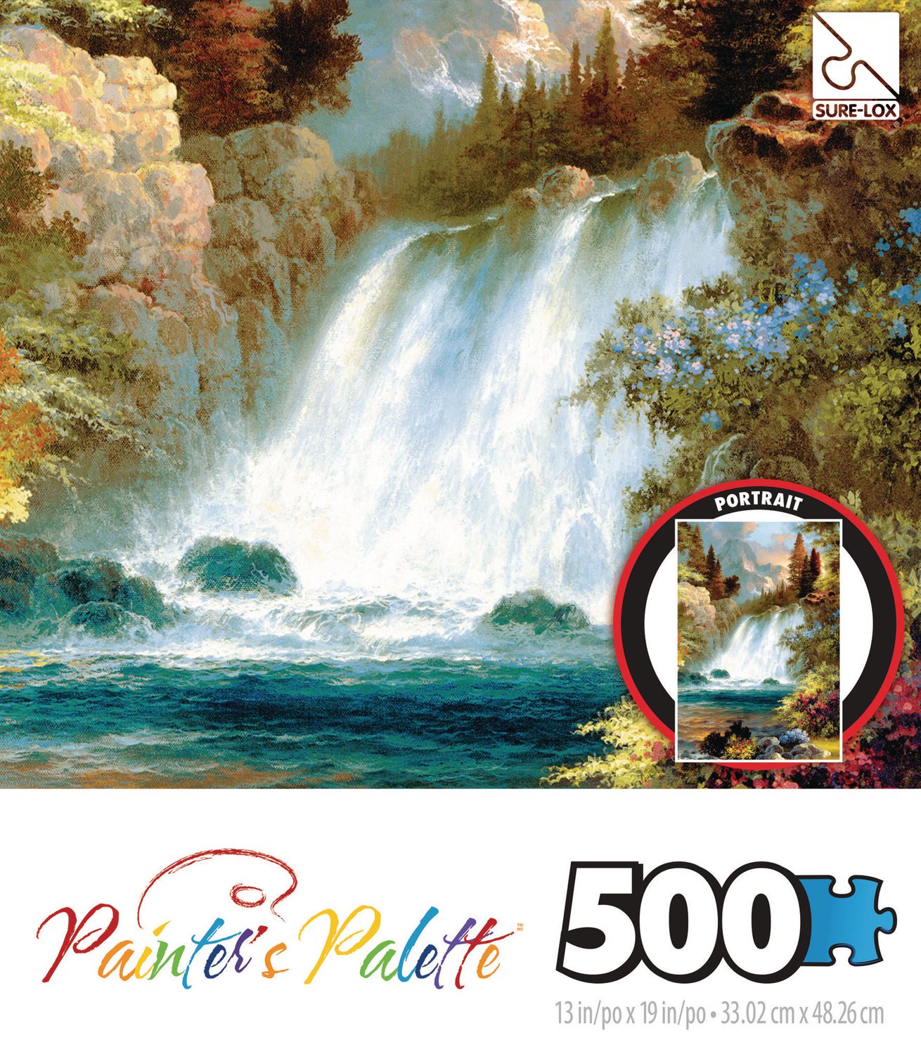 SureLox 500 Piece Painters Palette Sunrise Falls Puzzle Walmart Canada