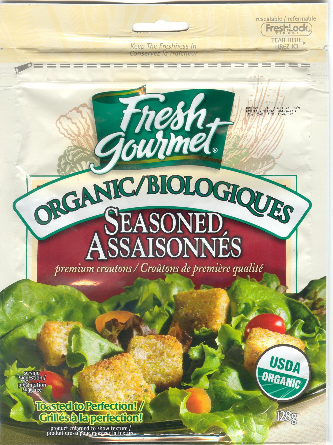 Fresh Gourmet Organic Seasoned Croutons, 128 g - Walmart.ca