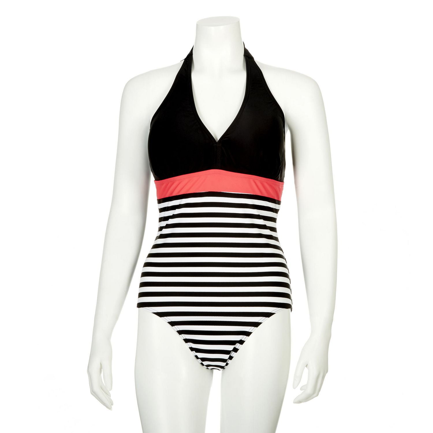 Womenâ€™s One Piece Halter Top Swimsuit Walmart Canada