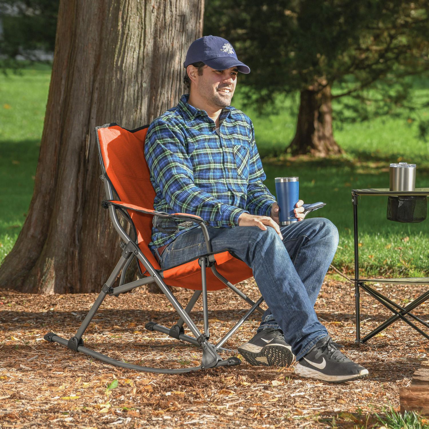 Rocking camping chair store walmart