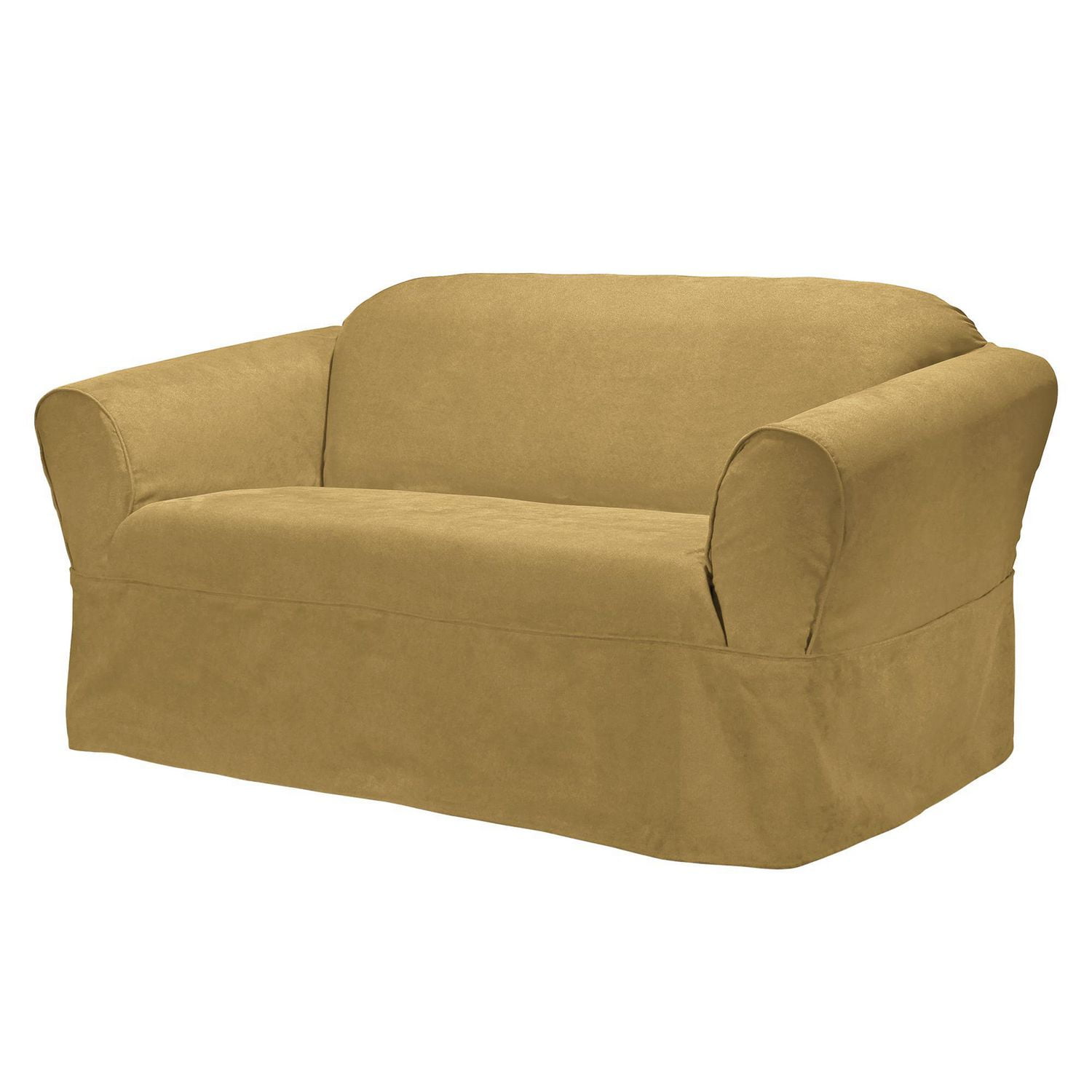 Sure Fit Bruce Suede Wrap Style Loveseat Slipcover Walmart Canada