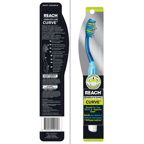 Brosse à dents Complete Care Curve de Reach, paq. de 1 - souple