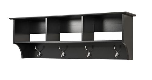 Prepac Entryway Cubbie Shelf Black Walmart