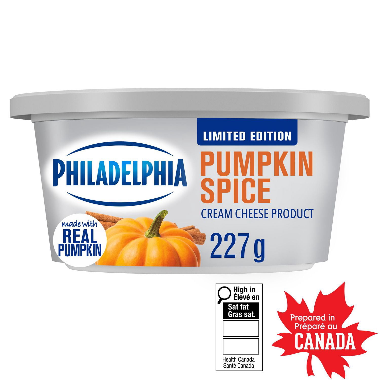 Pumpkin Spice Cream Cheese Product
