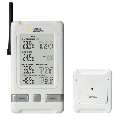National Geographic Wireless Almanac Thermometer Walmart.ca